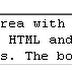 How to Creating Customize HTML Text area Box