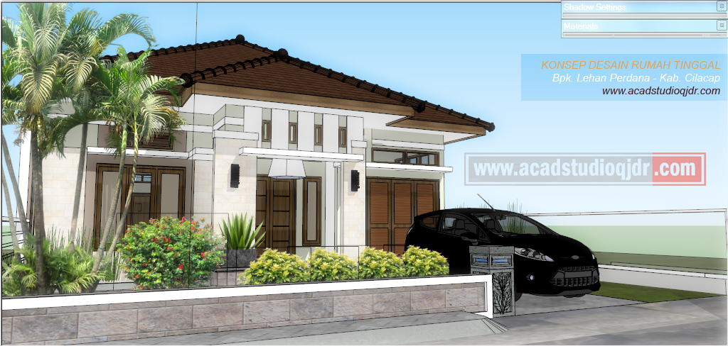  Gambar  Rumah  Ukuran 9x12 denah lebar 9  meter gambar  rumah  