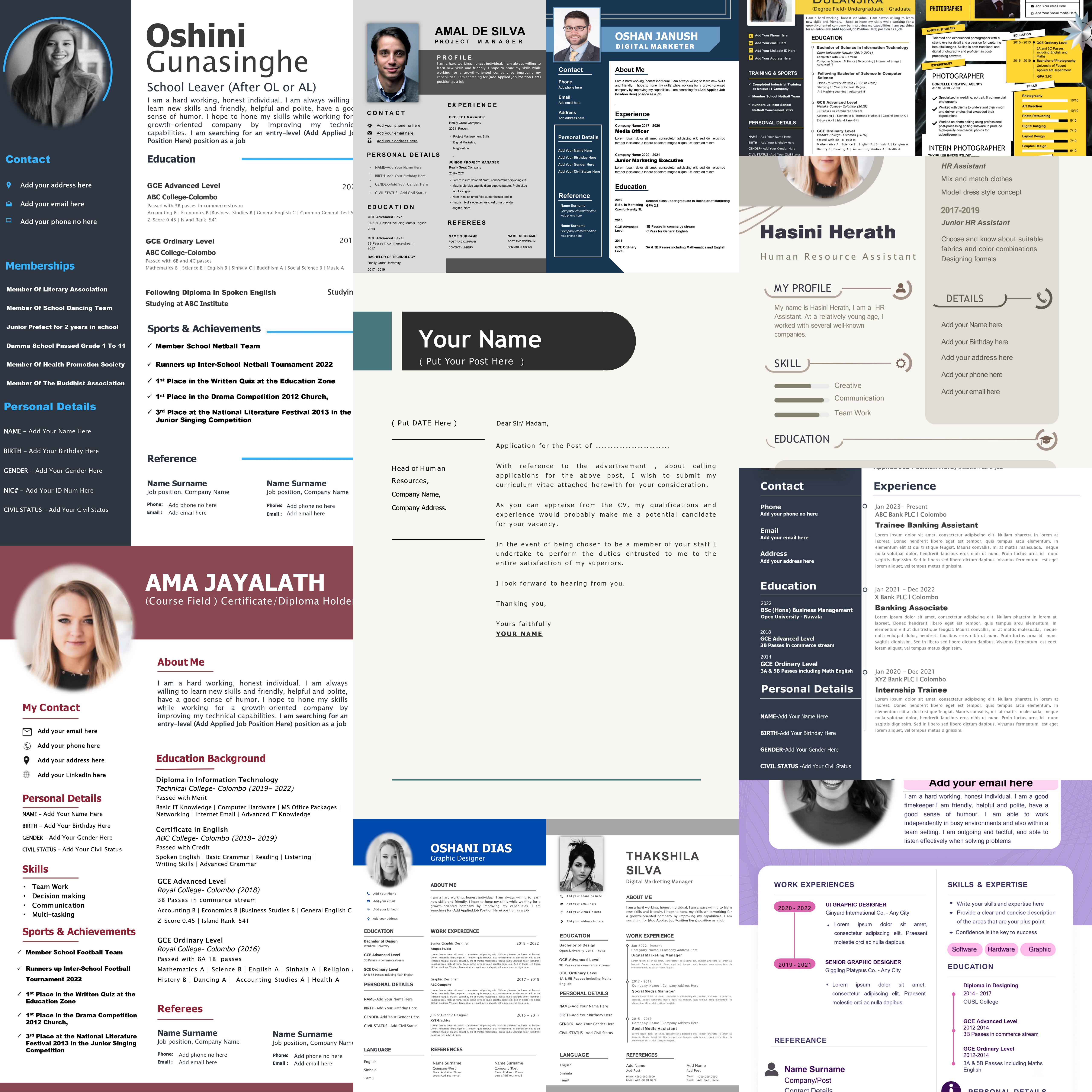 Resume Format Download 2024 Sri Lanka