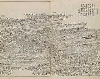 江戸時代の日本橋の風景