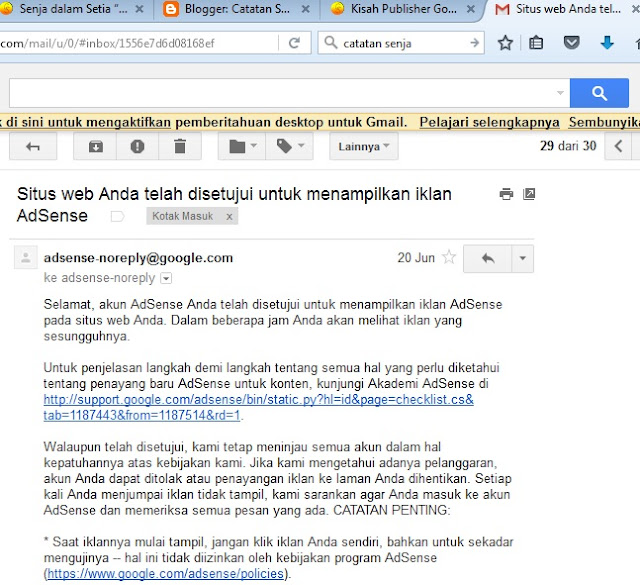 Kisah Publisher Google Adsense