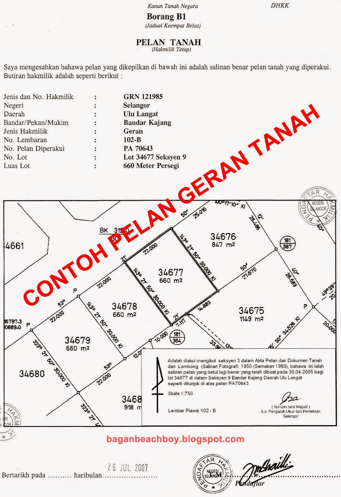 Jurukur Tanah BaganBeachBoy: PERKHIDMATAN PENGUKURAN TANAH 