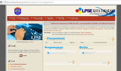 Pemkot Tarakan Luncurkan Website LPSE - Borneo