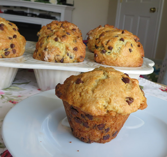 Bakery Style Chocolate Chip Muffins