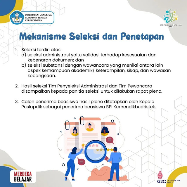 Info Penting: Beasiswa Pendidikan Indonesia Kementerian Pendidikan, Kebudayaan, Riset, dan Teknologi (BPI Kemendikbudristek)