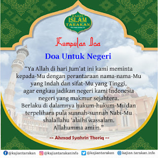 Doa Untuk Negeri - Doa Kajian Islam Tarakan