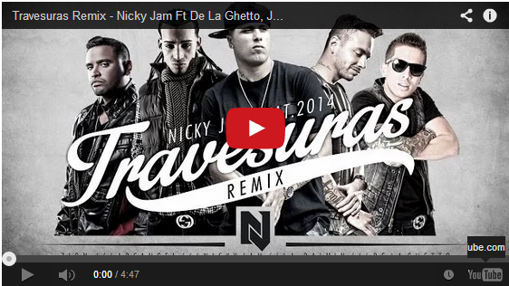 Travesuras Remix  Nicky Jam Ft De La Ghetto J balvin Zion y 