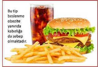 kabızlık fast food