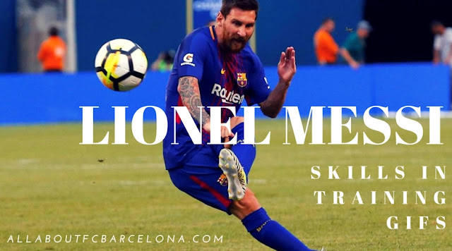 Lionel Messi showcasing skill in Training