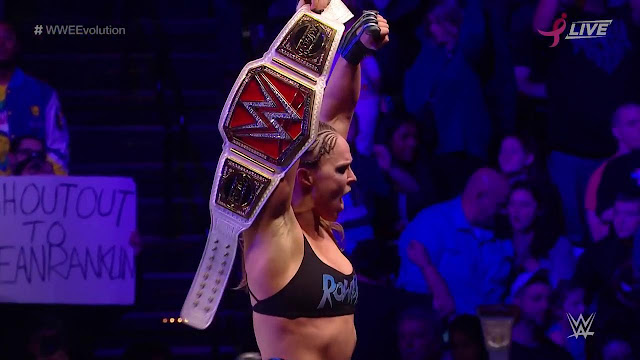 WWE Evolution Highlights : Ronda Rousey Defeats Nikki Bella To Retain Raw Women's Champion