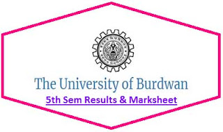 Burdwan University 5th Sem Result 2023