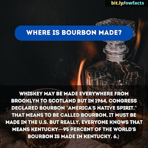 WTF Fun Fact - Where is bourbon made