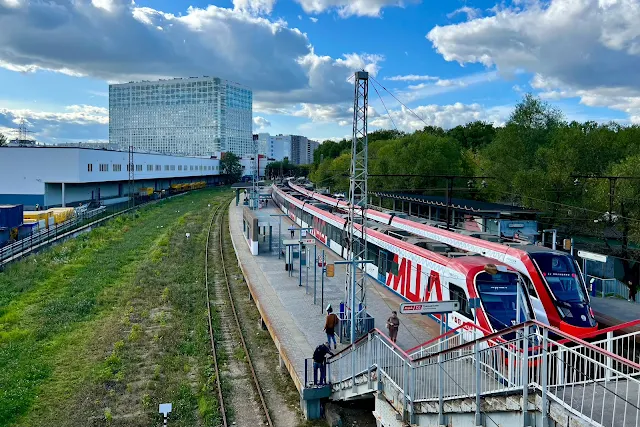 железнодорожная станция МЦД Гражданская, жилой комплекс «Аэробус»