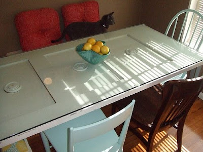 Dining Tables Made From Old Doors