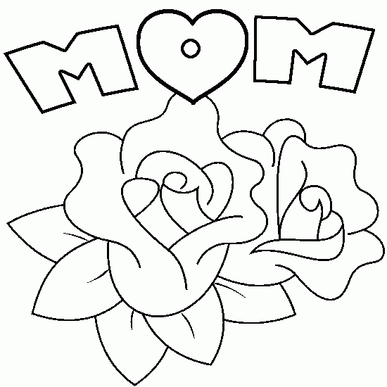 Mothers Day Coloring Pages Printable