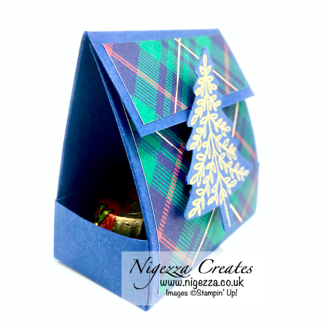 Nigezza Creates with Stampin' Up! Wrapped In Plaid , Perfectly Plaid & Reece's Mini Cups 