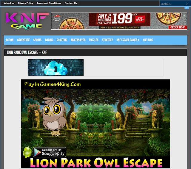  http://www.knfgame.com/lion-park-owl-escape-knf/