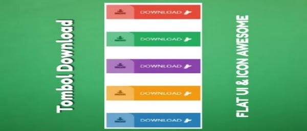 Tutorial Membuat Tombol Download Keren di Blog "Flat UI & Icon Awesome" 