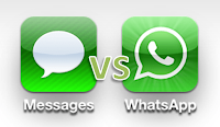 iMessaje vs WhatsApp Ventajes  de cada uno