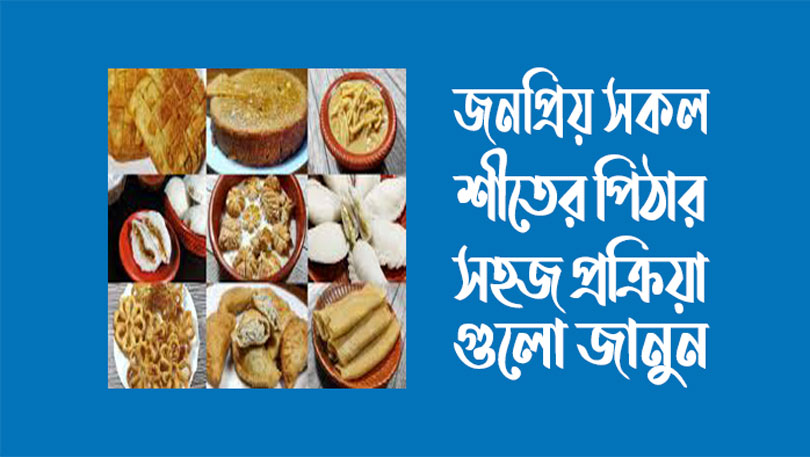 হরেক রকমের সুস্বাদু ১০ পদের শীতের পিঠা