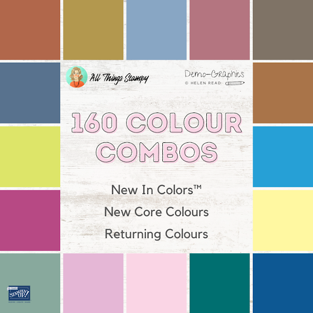 Stampin Up Color Refresh Colour combinations 2023