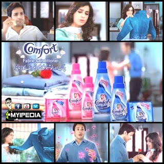 Comfort Fabric Conditioner Alishba Yousuf and Azfar Rehman