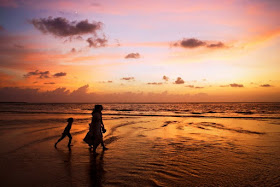 Sunset at Aksa Beach, Mumbai