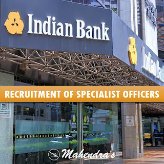 Indian Bank SO Recruitment 2020