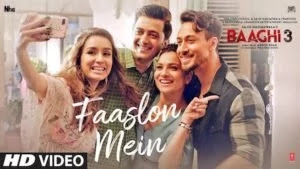 Faaslon Mein Lyrics – Baaghi 3 | Sachet Tandon