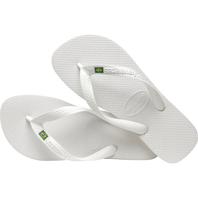 Chinelo havaianas masculino branco brasil