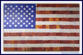 USA Patriotic Collaboration: Creating an American Flag via Debbie Clement