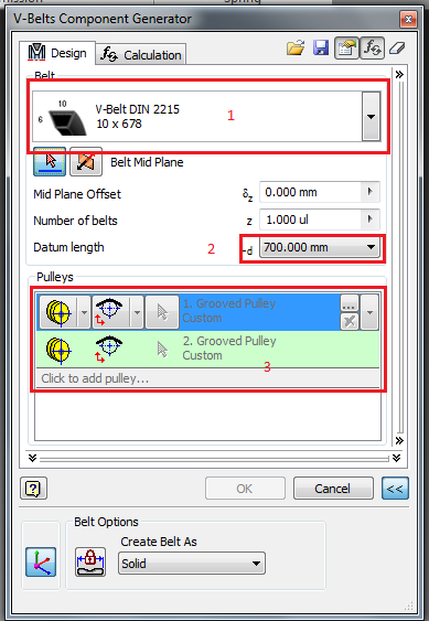 Turorial INVENTOR (part 1) membuat Transmisi V-Belts 