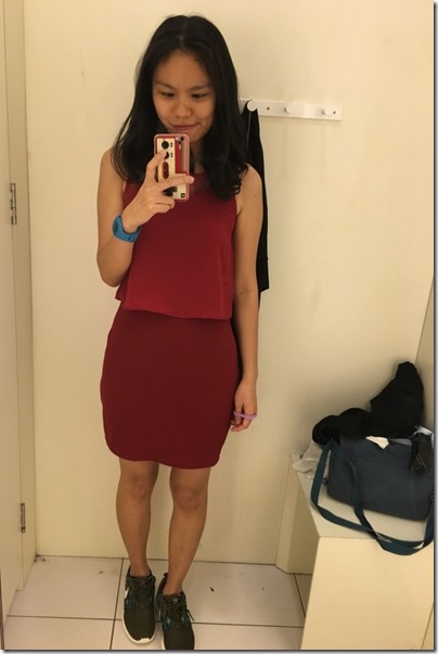 Red dress for Lunar New Year