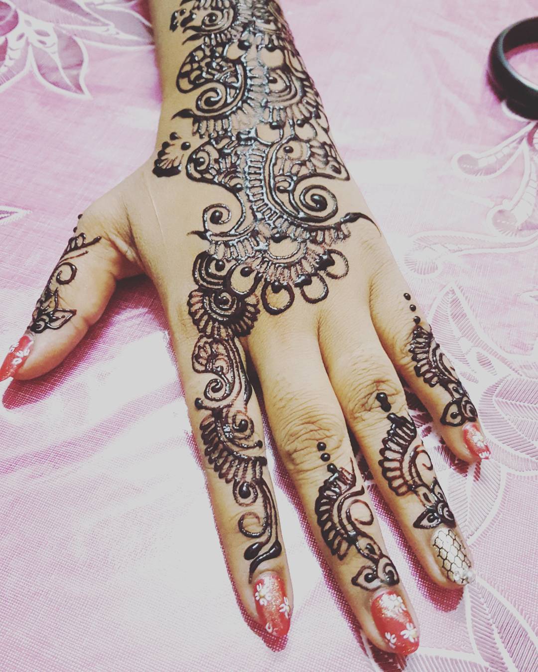 Kumpulan Motif Henna  Pengantin  Simple  Henna  Wedding 