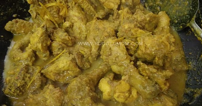 Resepi Rendang Ayam Dan Pulut Kuning - Rasmi Suh