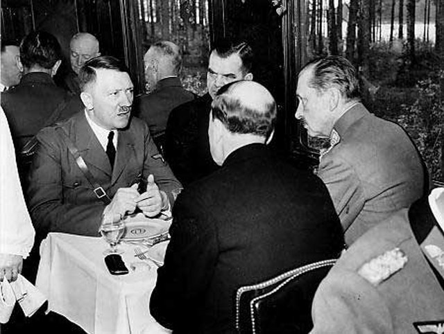 Hitler, Keitel, Mannerheim, and Ryti. 4 June 1942 worldwartwo.filminspector.com