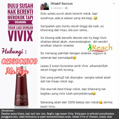 Fungsi Utama Vivix Shaklee 