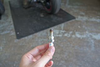 Stock 2011 Yamaha R6 spark plug wear after 1 year