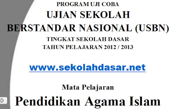 Soal Usbn Pai Sd Dan Kunci Jawaban