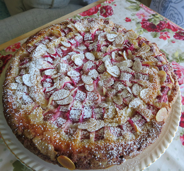 Norwegian Rhubarb Cake