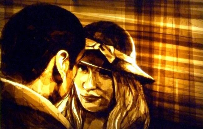 Obras de arte feitas com fita adesiva (4)
