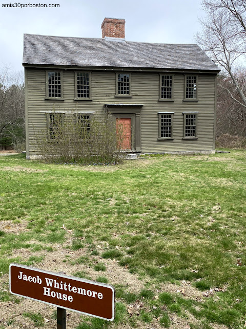 Casa Histórica de Jacob Whittemore en el Parque Histórico Nacional Minute Man