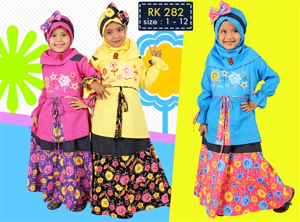 Model Baju Muslim Anak Perempuan Terbaru 2017 dan 2018