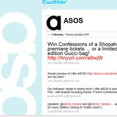 Asos Fashion Blog on Chris Bishop S Online Marketing Blog  February 2009