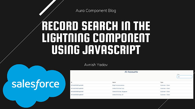 Record search in the lightning component using Javascript