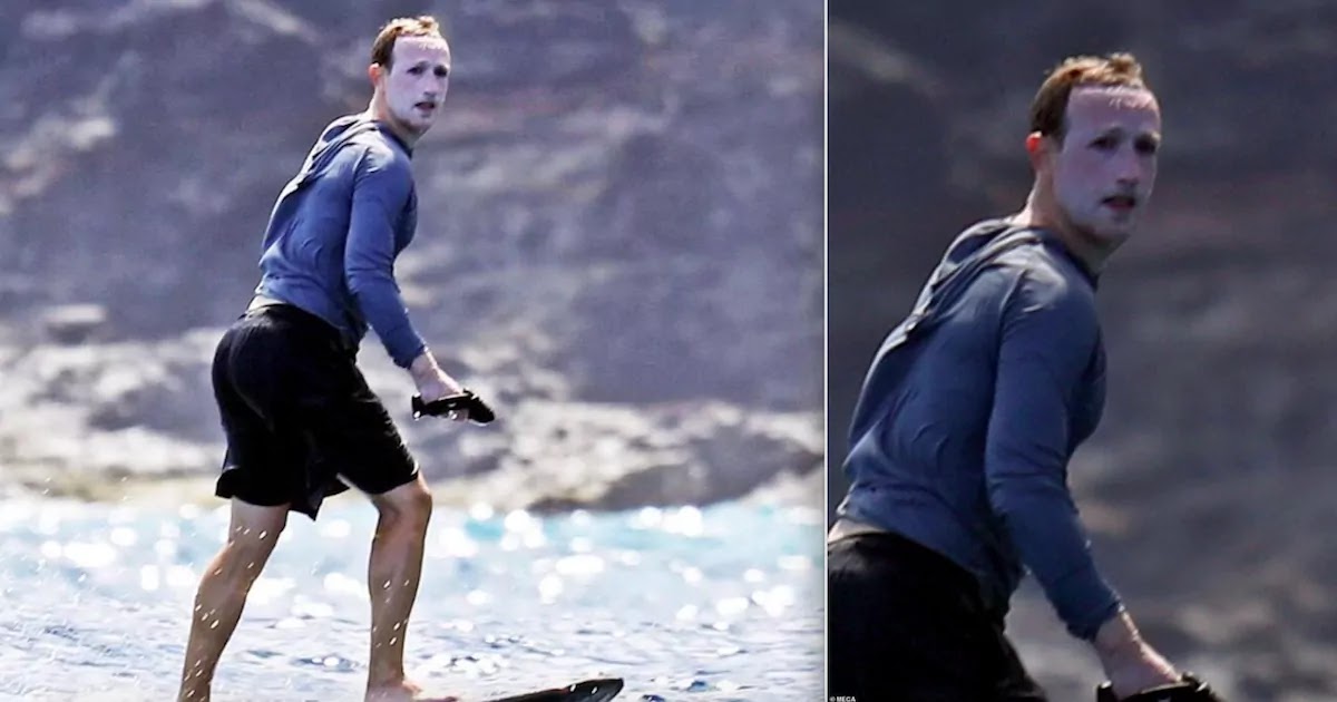 Mark Zuckerberg Explains Why He Was Wearing So Much Sunscreen In Bizarre Beach Picture