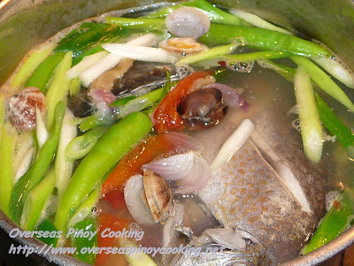 Seafood Tinowa - Cooking Procedure