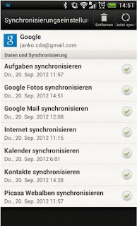 sync android 42 gmail