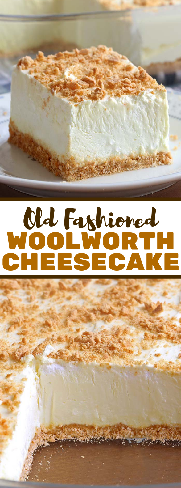 No Bake Classic Woolworth Cheesecake #desserts #cake