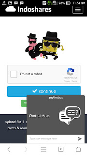Cara Download di Indoshares dari Android Captha